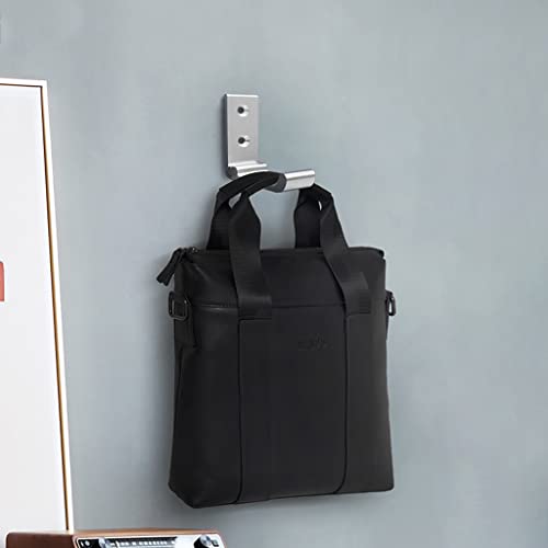 HASTHIP 2Pcs Folding Coat Hooks, Matte Silver Wall Hooks for Hanging Coats Bathroom Towel Hooks Hardware, Heavy Duty Alloy Wall Hooks for Clothes, Bag, Hat, Towel, Bag, Backpack (Silver) HASTHIP 2Pcs Folding Coat Hooks, Matte Silver Wall Hooks for Hanging Coats Bathroom Towel Hooks Hardware, Heavy Duty Alloy Wall Hooks for Clothes, Bag, Hat, Towel, Bag, Backpack (Silver)